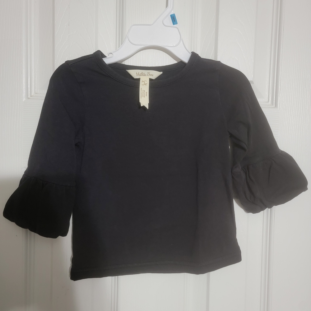 Matilda Jane Black Long Sleeve Kids Top